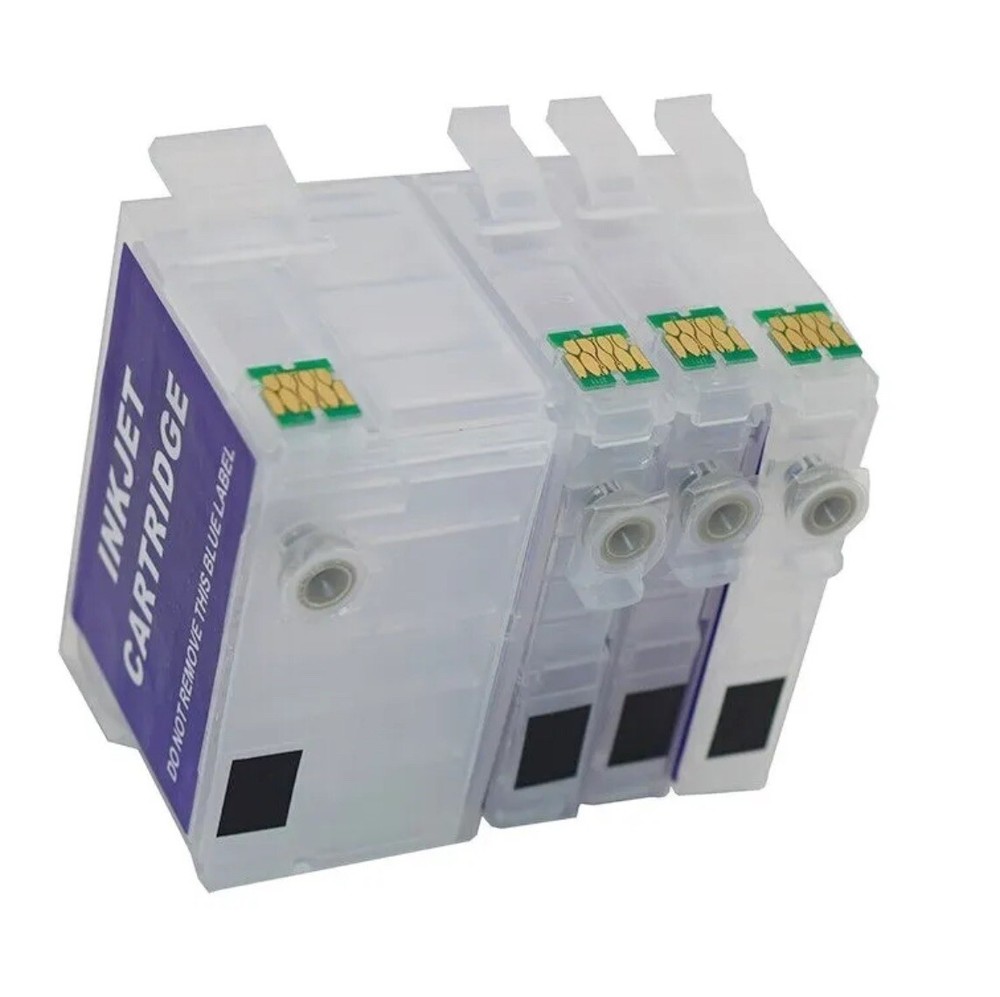Empty Refillable ink cartridges compatible with epson 252xl WF-3640 WF-7210 NEW