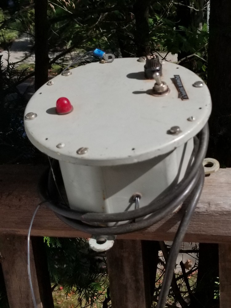 NAVAL SHIP WALL MOUNT ELECTRIC POWER SUPPLY 7.75" DIAMETER