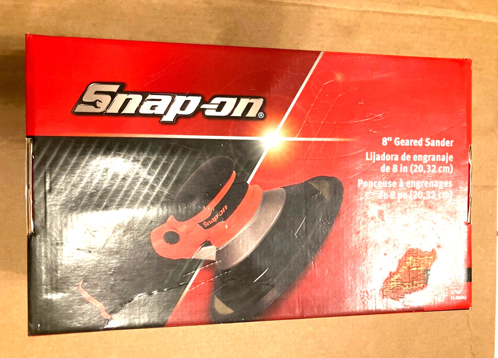 NEW Snap-on™ LOW Vibration 8" Geared Sander PSG4845 Red