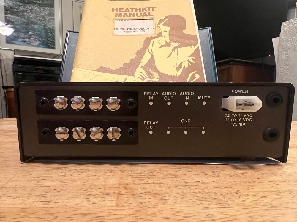 Heathkit HD-1530 Touch Tone Decoder w/ original manual Untested