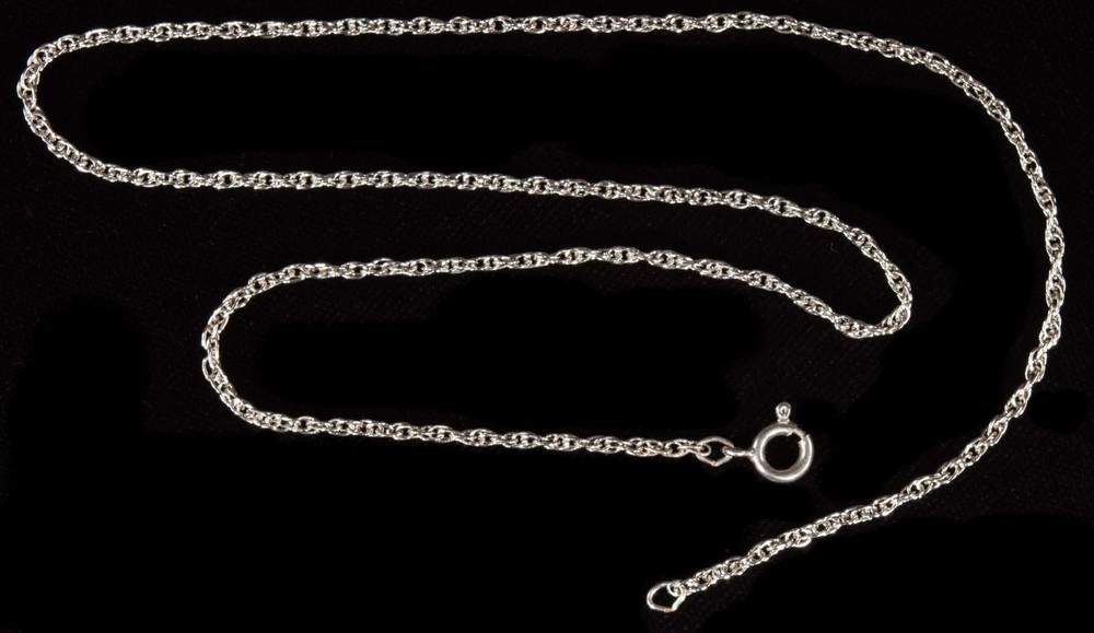 Sterling Silver Open Rope Chain 16” 1.75mm NEW