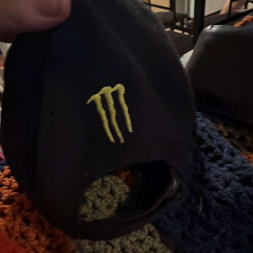 Monster Energy Black Hat Yellow Logo Energy Drinks Theme