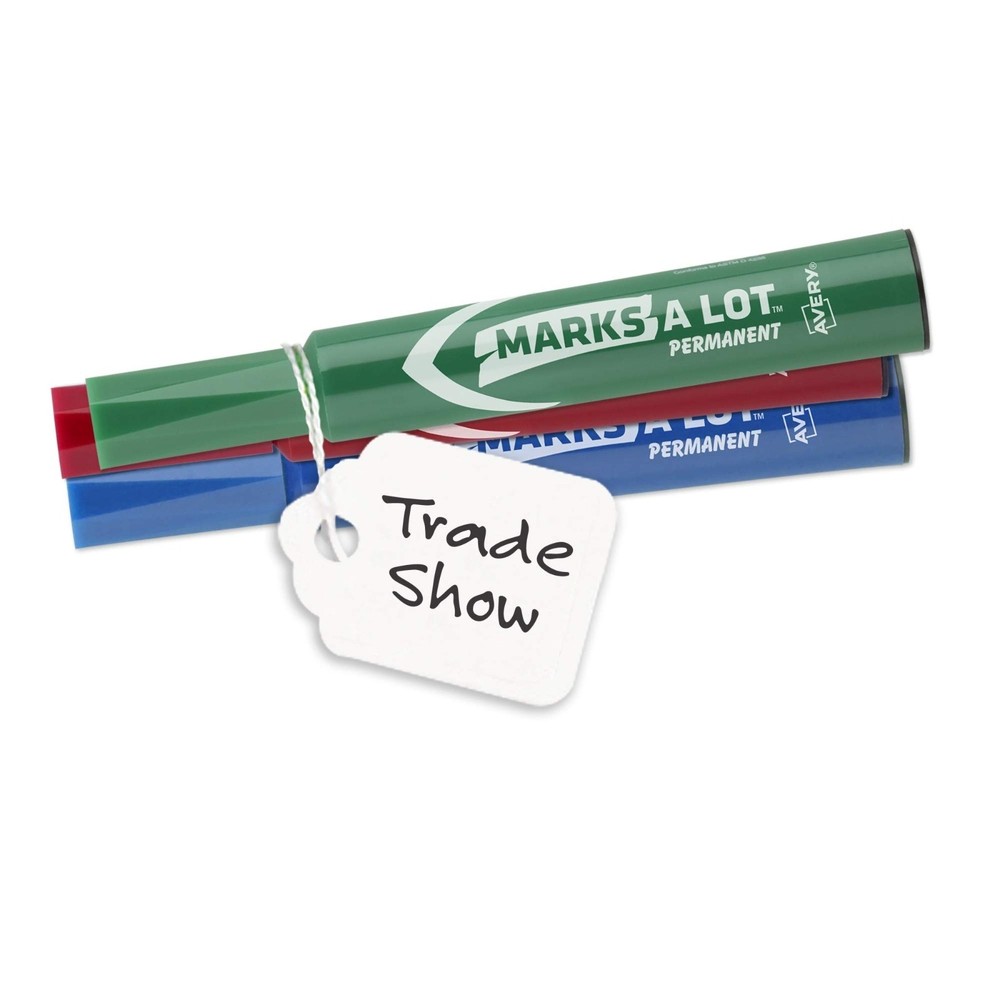 Avery Strung Marking Tags with String Attached,