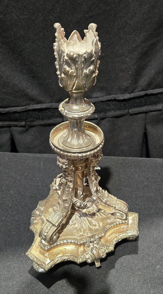 Antique Silverplated Candlestick
