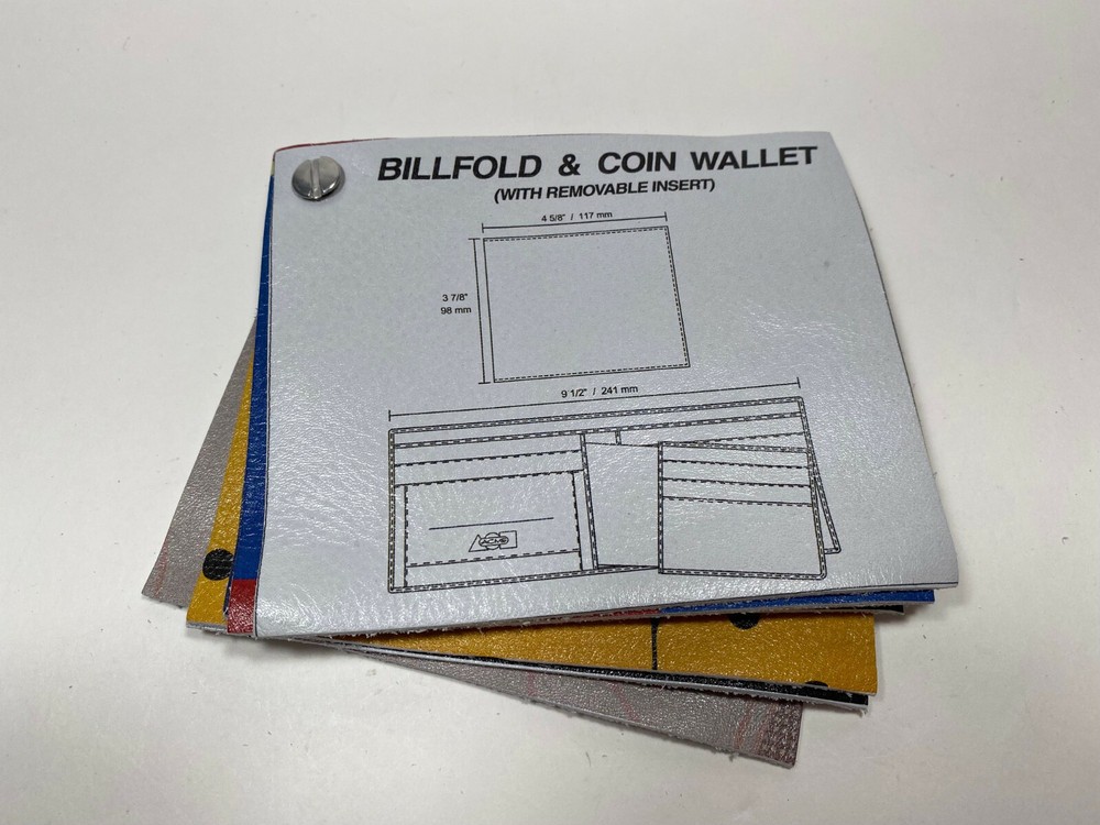 ACME Studio Printed Leather Samples By EAMES WRIGHT MENDINI ROCKWELL