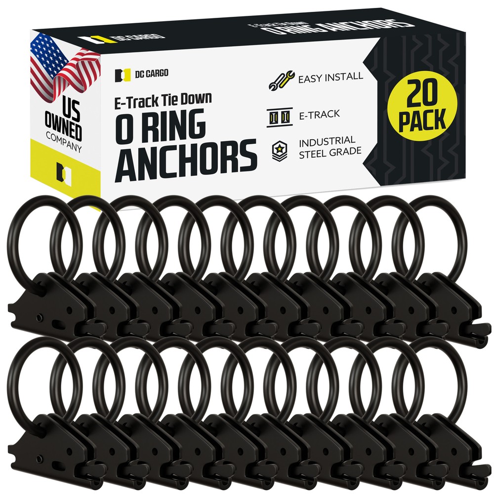DC Cargo E-Track O-Ring, Standard Duty, 20-pack