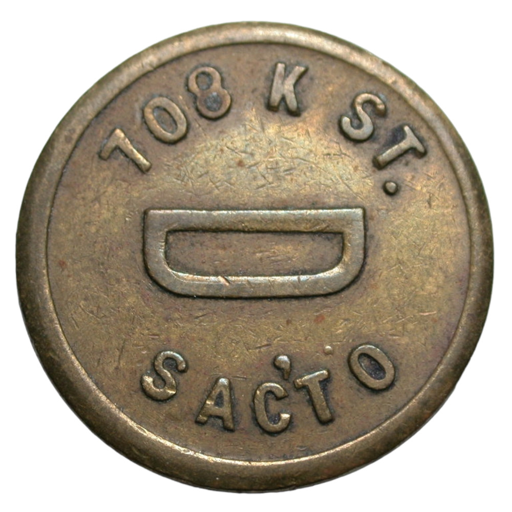 Sacramento, CA "H,D" K-276 Token