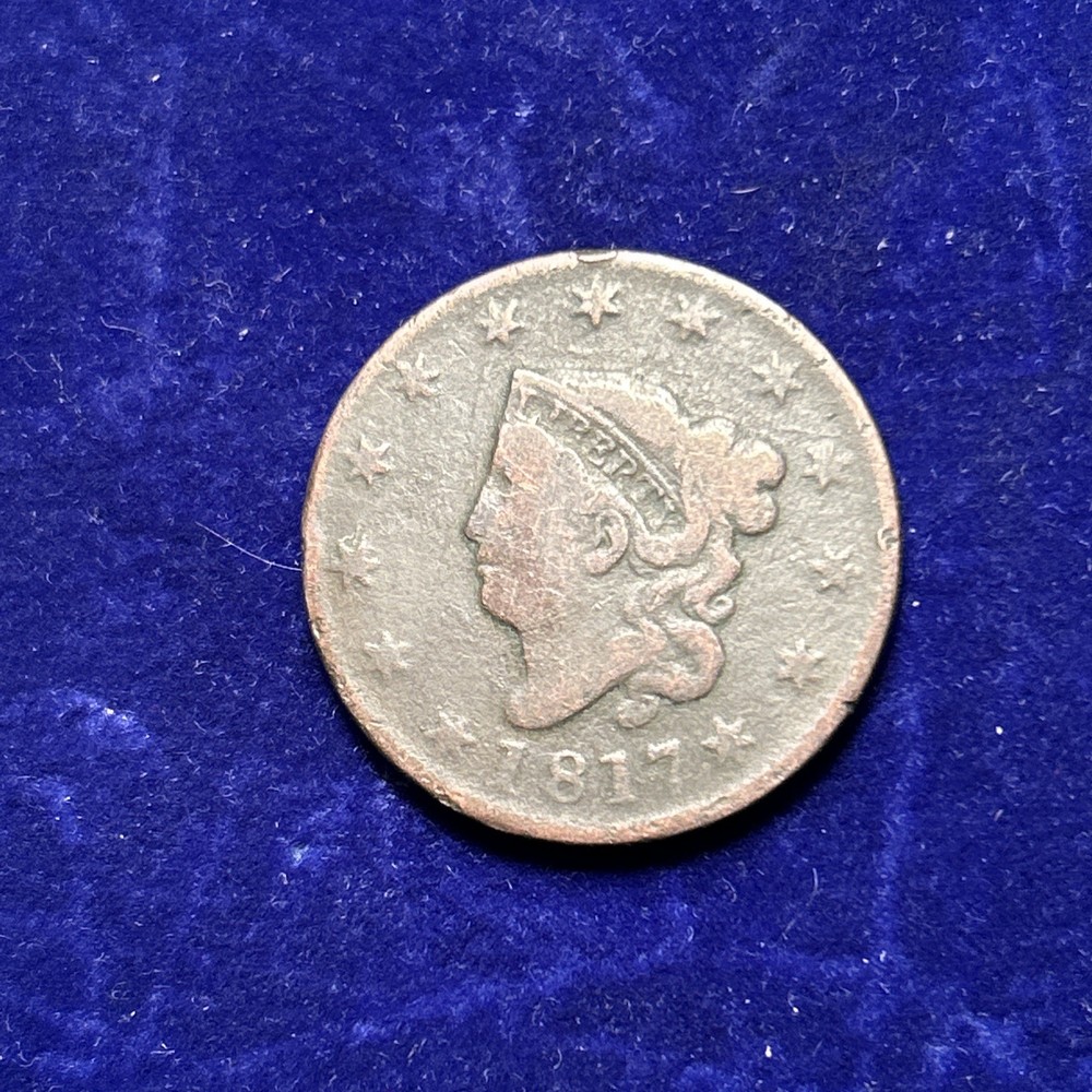 US 1817 Matron Head Large Cent QA3087