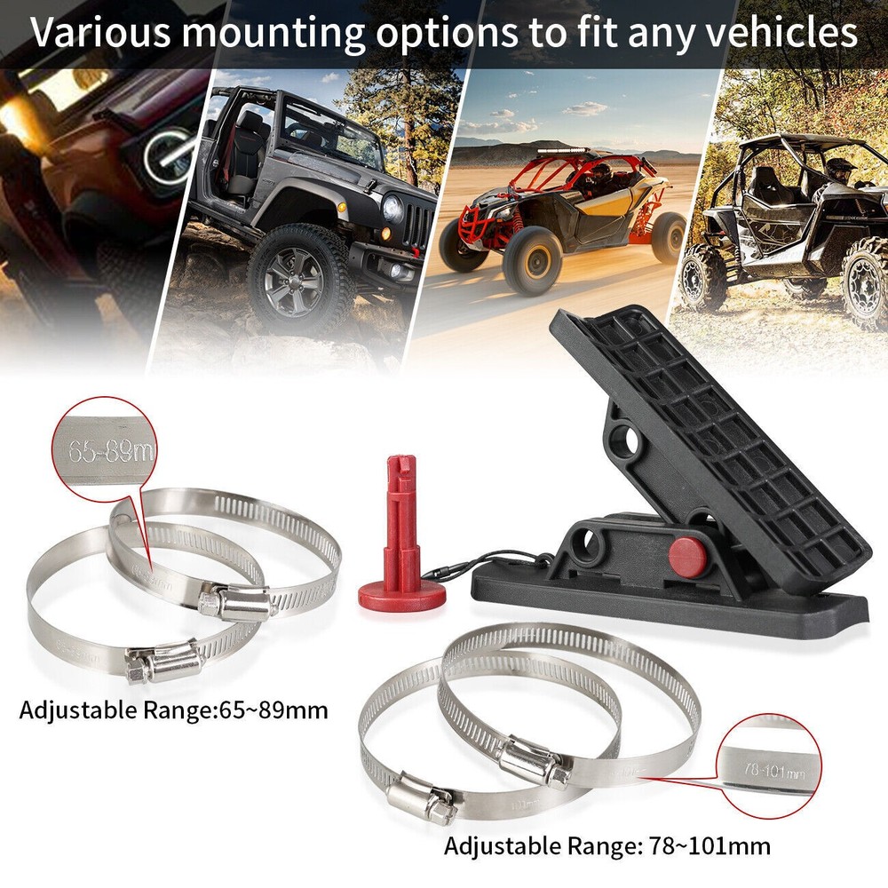 Adjustable Roll Bar Fire Extingui Quick Release UTV Fire Extinguisher Mount Kits