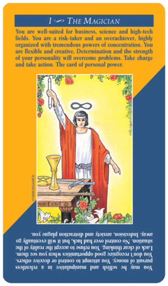 Quick & Easy Tarot Deck Cards With Printed Meaning Esoteric US Games NEW