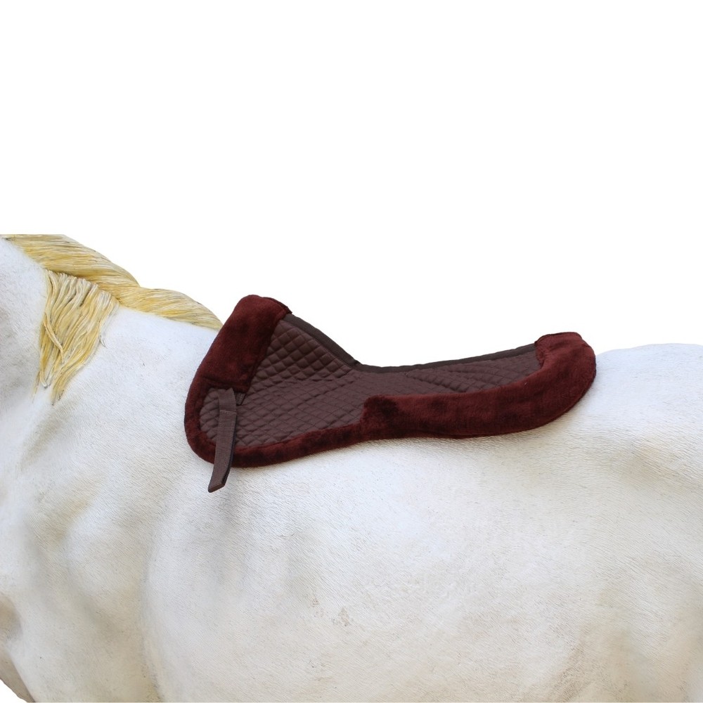 Half Pad for Saddle Correction Breathable, Non-Slip, Durable Quilted Design
