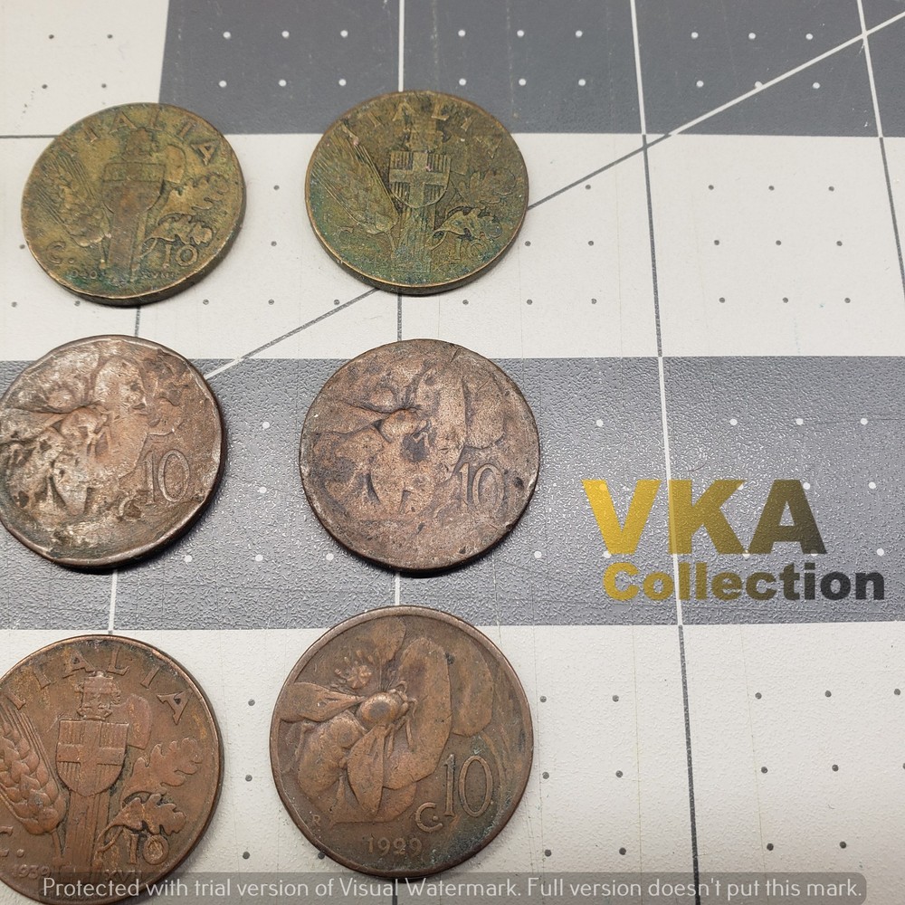 Italian Interwar-WWII Centisimi Coins