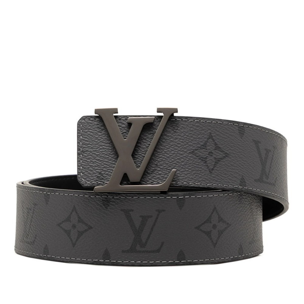 Louis Vuitton Monogram Eclipse Belt LV Initials 40MM Reversible Si... GZl1h8df