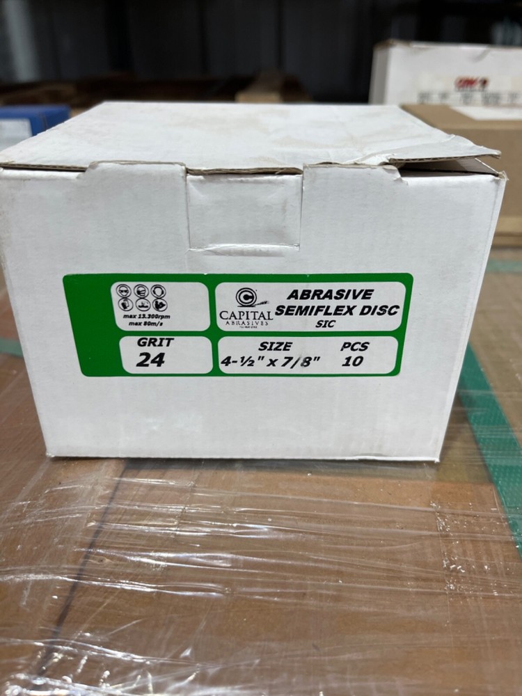 Semi flex disc - C24 grit - (10 pack) - Stone Grinding