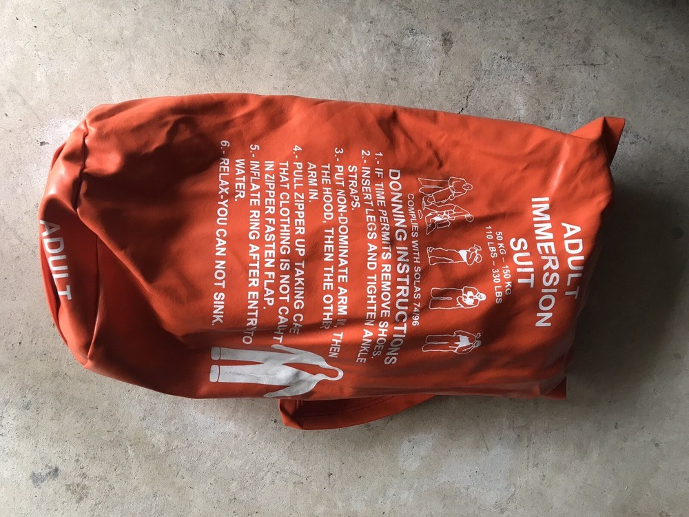 Imperial USCG Survival/ Immersion suit / Read Description