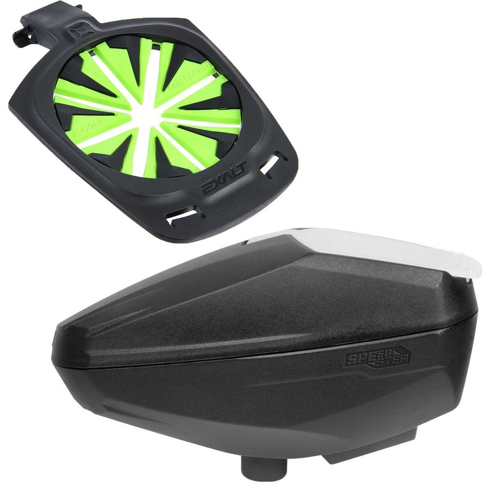 Planet Eclipse Protoyz Speedster Hopper Paintball Electronic w/ Green Fast Feed