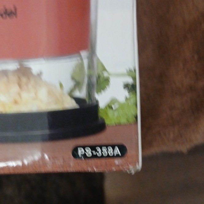 Geedel Manual Push Function Food Chopper PS-358A Red Plastic Kitchen Tool