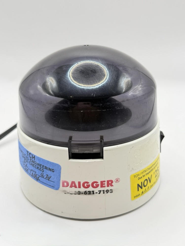 Daigger Micro Centrifuge SD 110V 6 Position Fixed Angle Rotor