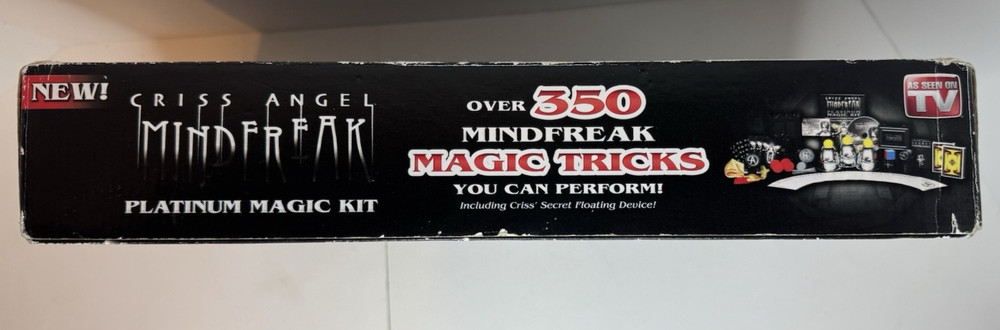 Criss Angel Mindfreak Complete Platinum Magic Kit, Step By Step DVD See Desc.