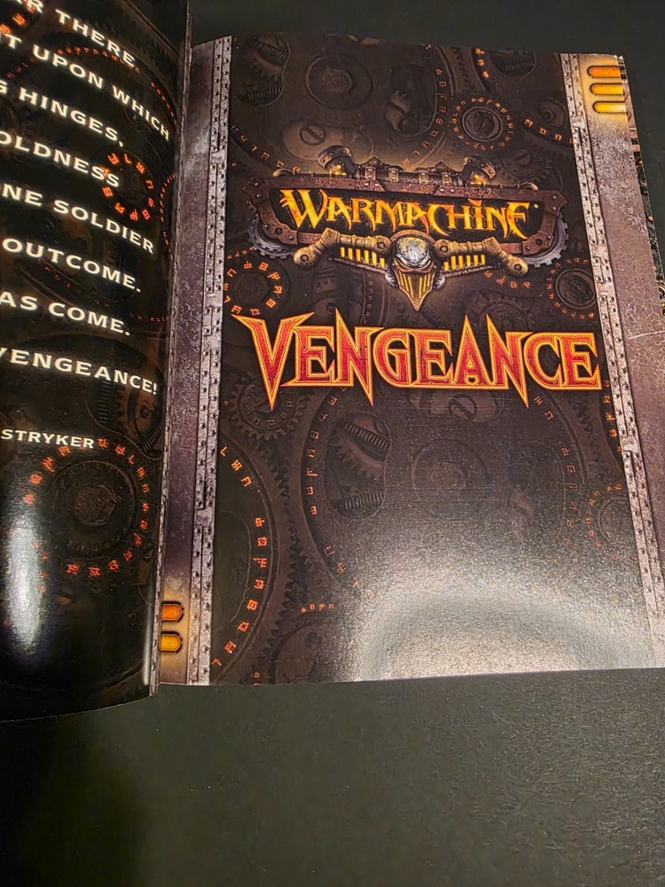 Warmachine: Vengeance Roleplaying Book ☆ Authentic ☆