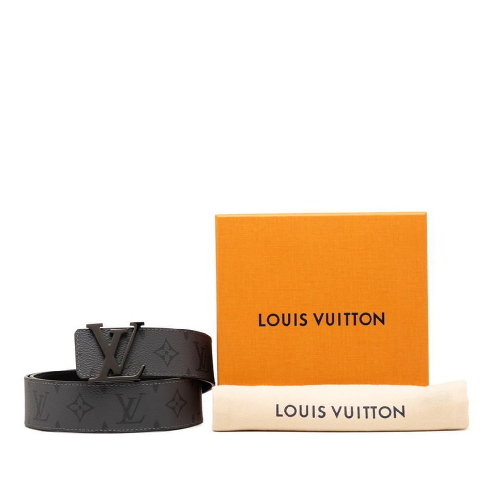Louis Vuitton Monogram Eclipse Belt LV Initials 40MM Reversible Si... GZl1h8df