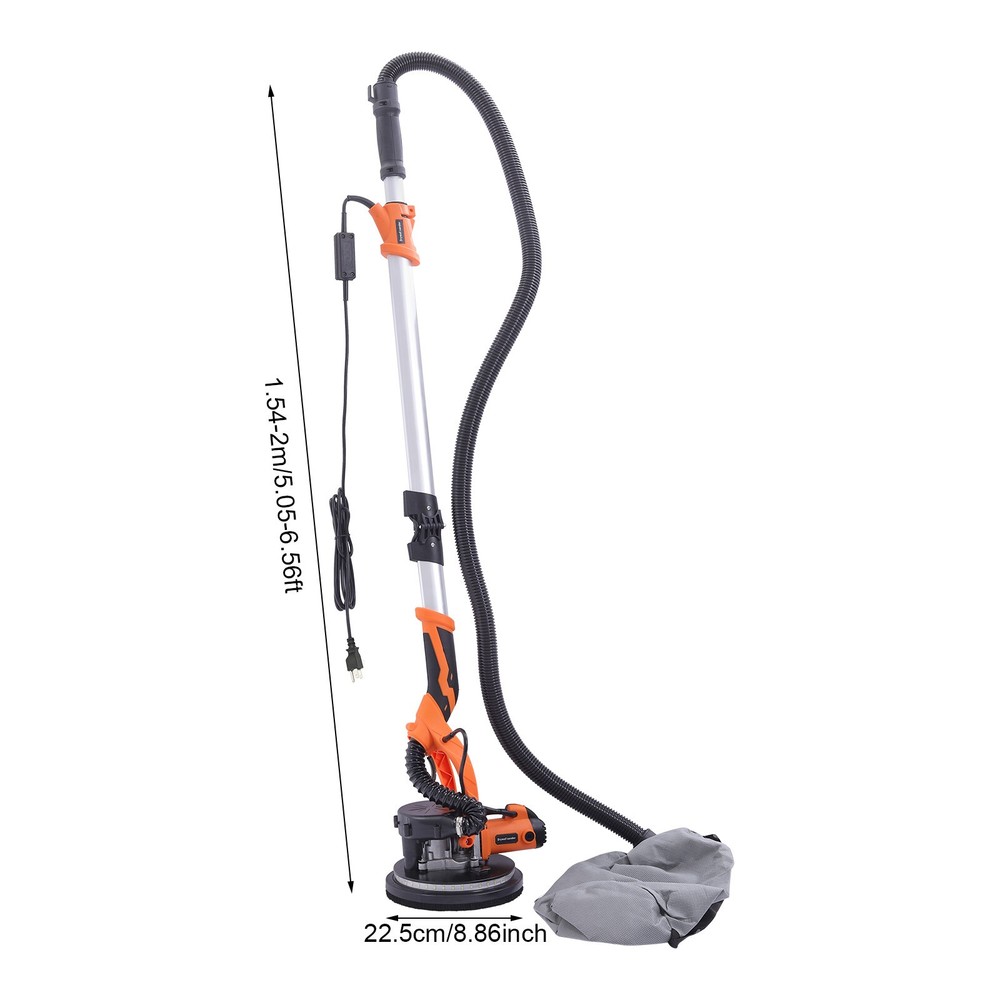 Electric Drywall Sander with Dust Collection & Adjustable Speed Settings