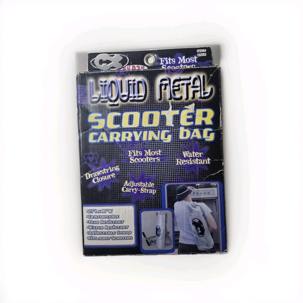 2000 Liquid Metal Scooter Carry Bag Vtg