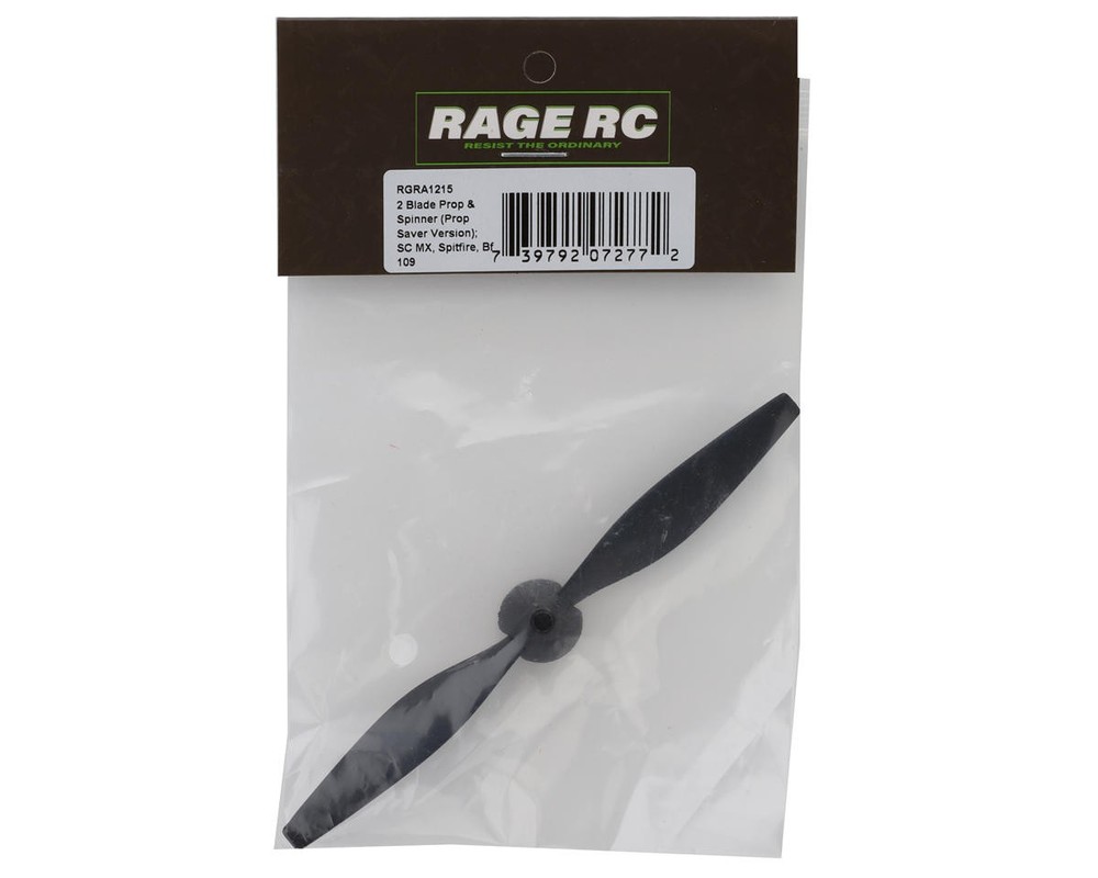 RAGE Super Cub MX Micro Warbirds Propeller & Spinner Set (Prop Saver Version)