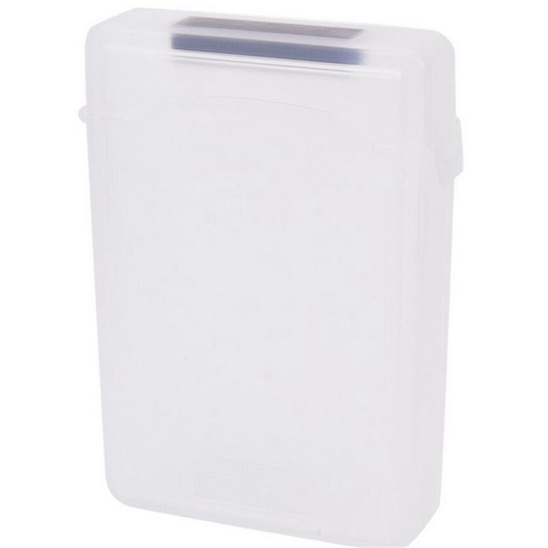 3.5'' IDE Hard Drive Disk Case Enclosure Cover Plastic SATA HDD Storage Box