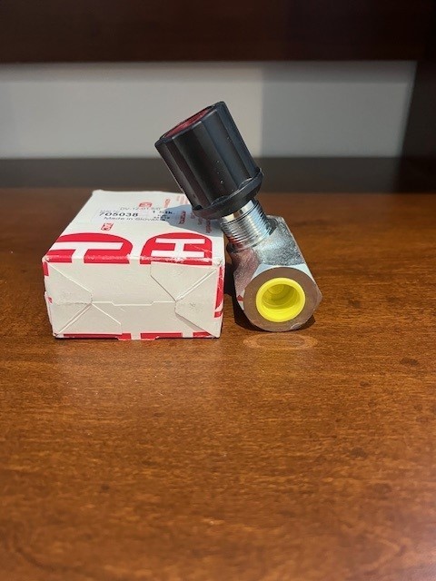 Hydac Flutec Needle Valve model 705038 Hydraulic Flow Control NEW Sealed
