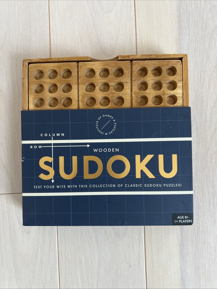 Wooden Sudoku Puzzle Workshop