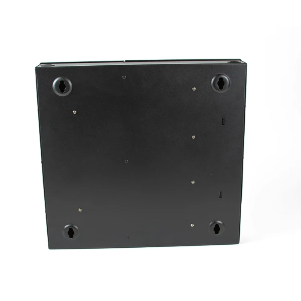24SC SM/UPC Fiber 4 Panel Wall Enclosure Locking Splice Tray Spools