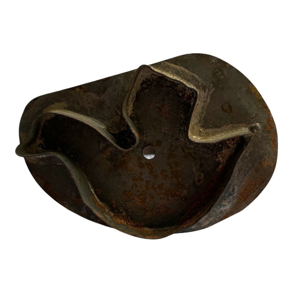 AAFA Cookie Cutter Dove Antique Primitive Tin Strap Handle