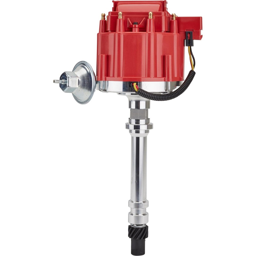 HEI Distributor & MSD Wire Kit, Red, Fits Small Block/Big Block Chevy