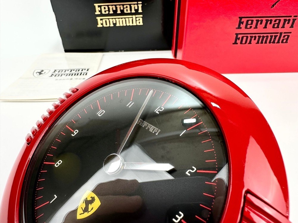 Ferrari Formula F40 NOS table clock box