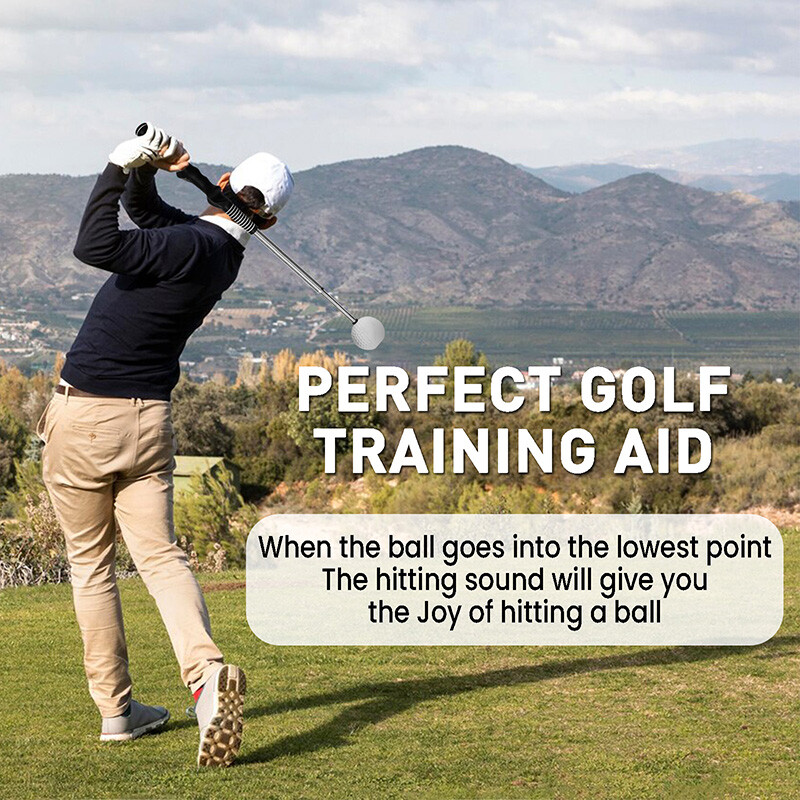 Golf Swing Trainer Aid Lightweight Stretchable Practice Rod Speed Training Aids
