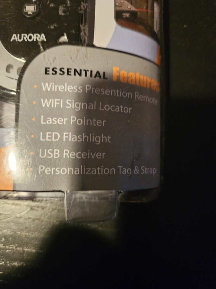 Wireless Presenter Remote Presentation USB Control. 2.4GHz Laser Pointer 160 Ft