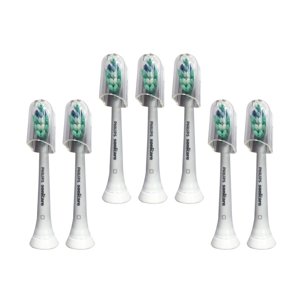 7x Philips Sonicare ProResults Plaque Control Replacement Head | White | w/o Box