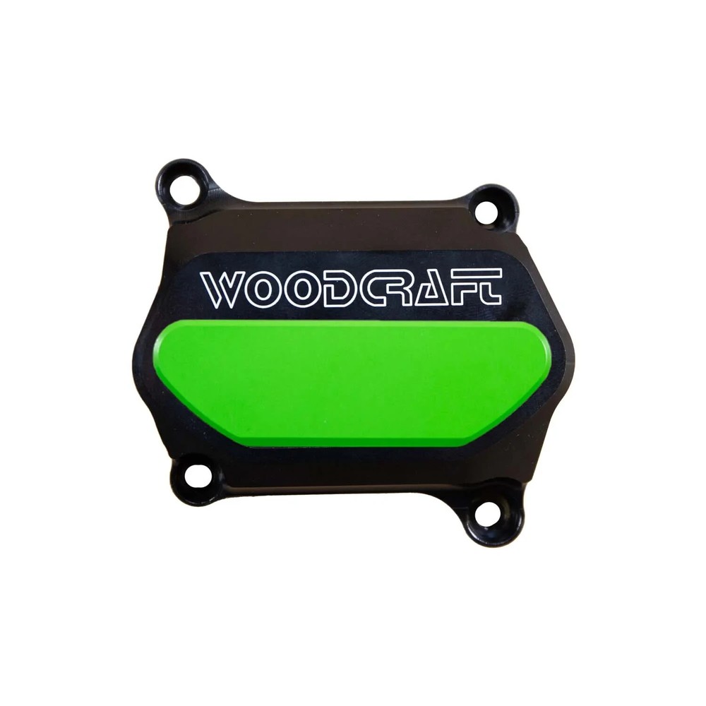 DUCATI 2016-2017 HYPERSTRADA 939 WOODCRAFT WATER PUMP PROTECTOR - SILVER PLATE