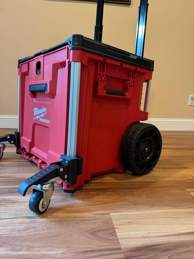 Mobility upgrade for Milwaukee PACKOUT New Rolling Drawer Tool Box