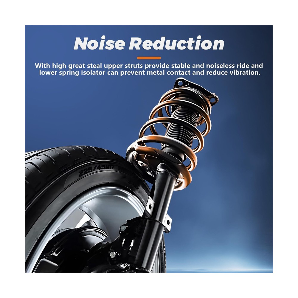 KUIPERAUTO Front and Rear Struts Complete Assembly Shocks Absorbers Compatibl...