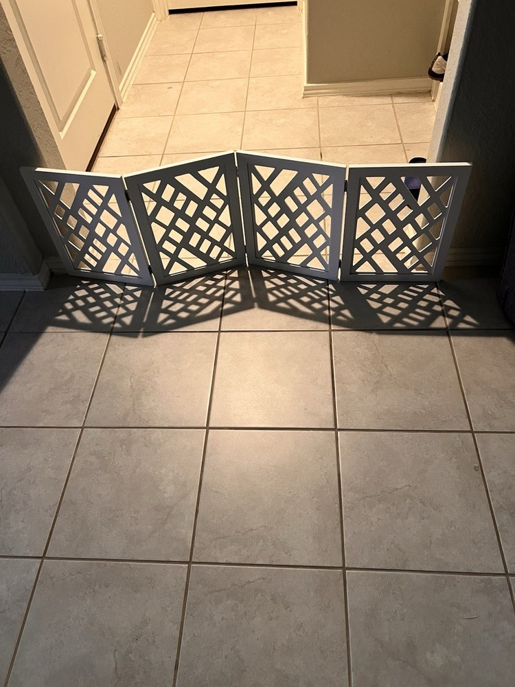 White Pet Gate