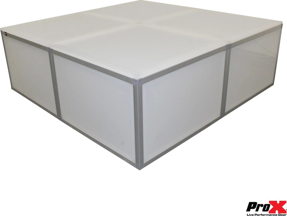 LUMO STAGE 24" Acrylic Platform Stage Section Riser 2' x 2'