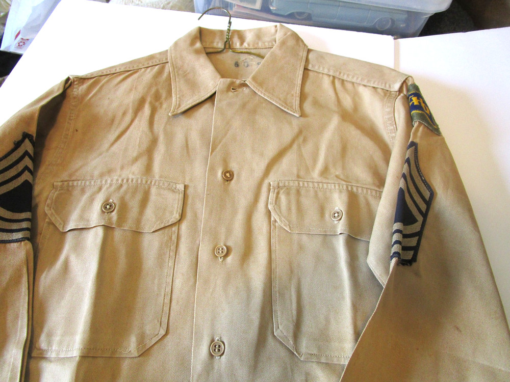 3 WW2 Shirts With Patches