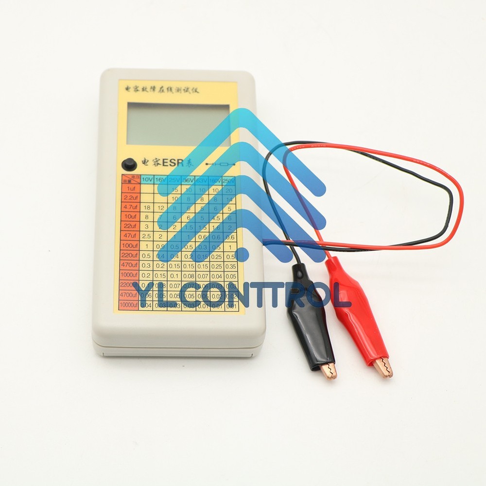 Digital LCD ESR Capacitance Ohm Meter In Circuit Tester