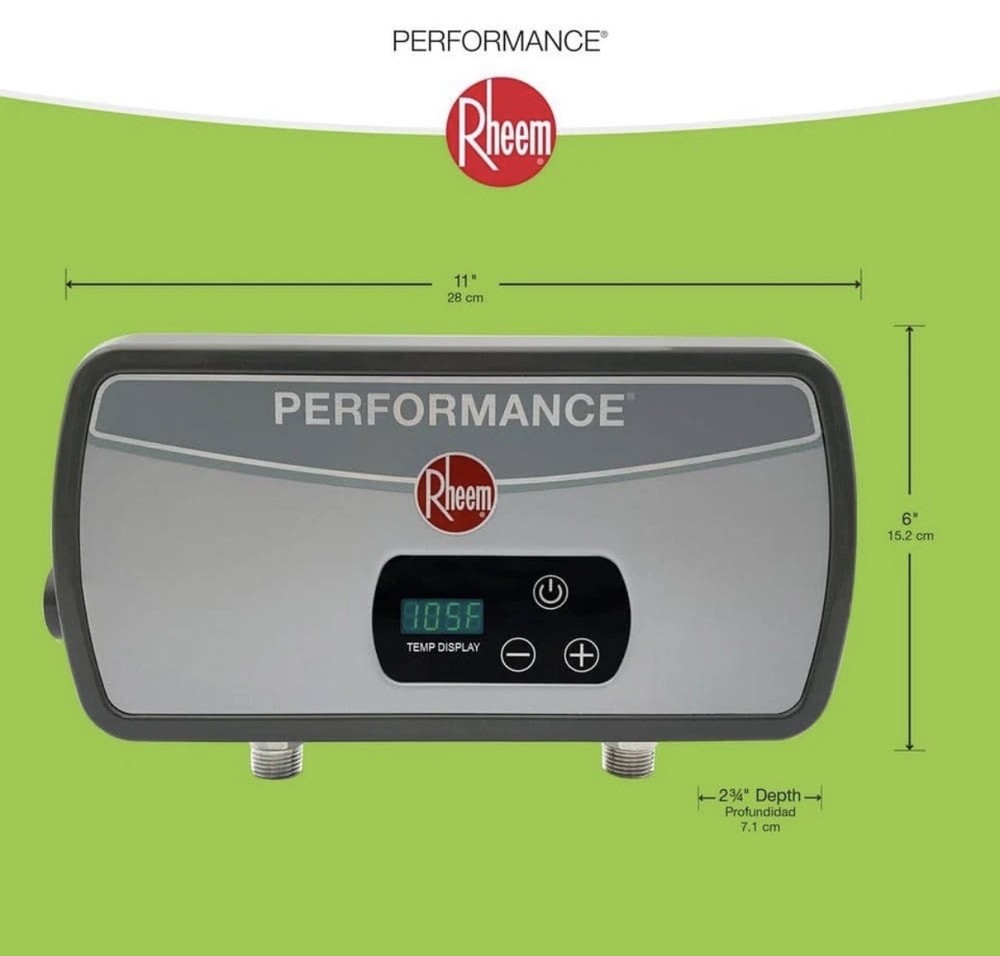 Rheem 3.5 kW 0.68 GPM 120-Volt Point of Use Tankless Electric Water RETEX-04T