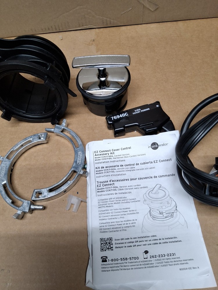 InSinkErator Adapter Kit For Magnetic Cover Start Activation