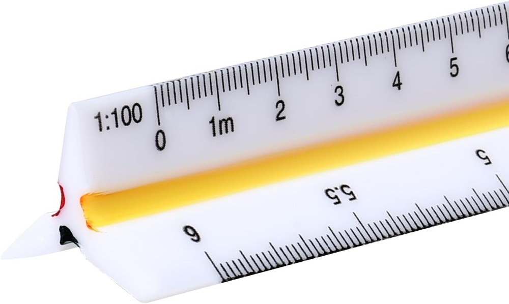 Architectural Scale Ruler 12 Inch Engineering Drafting Ruler for Architects