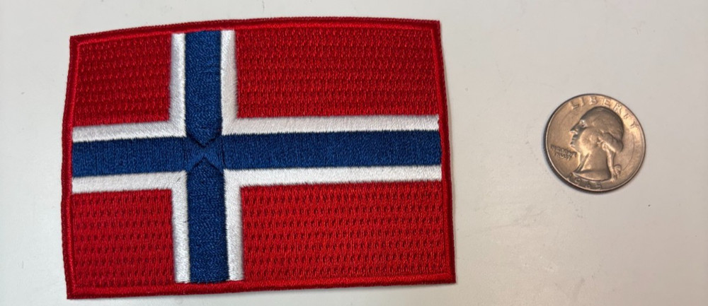 Norway Flag Patch  - Vintage