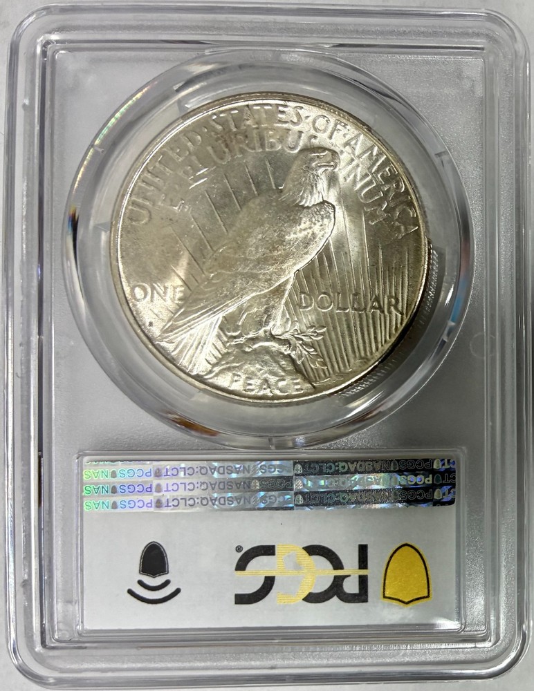 1923-S Silver Peace Dollar, PCGS MS-62, Better Date!